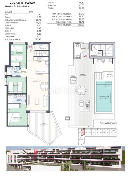 Foto 0aa3e9bd-00cc-4008-8a89-7bb5f3db66e9. Àtic amb aparcament piscina a Benijófar