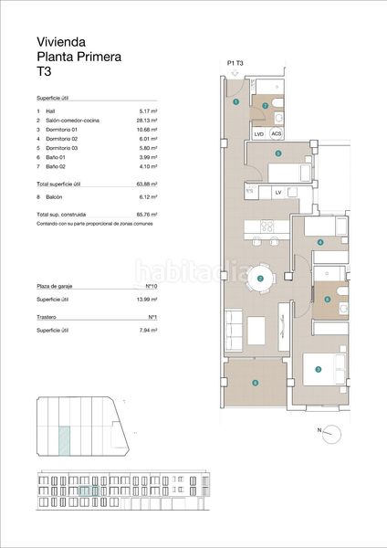 Foto bcbf55db-5b82-40fa-994b-fdca36e4f916. Apartament amb aparcament piscina a Jacarilla