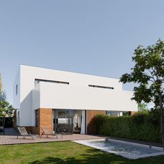 Casa aparellada  Carrer de empord�. Casa de obra nueva en sant celoni con piscina!!!