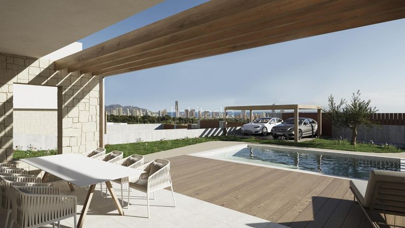 Foto 4429cb4e-25e3-4915-be62-5cb7fc4e2cf3. Xalet amb aparcament piscina a balcón de Finestrat-terra marina Finestrat