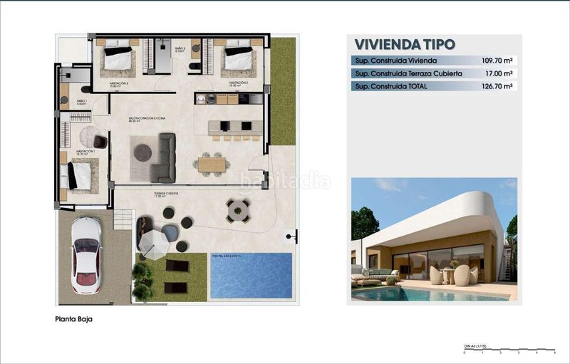 Foto 1406deb0-0ebd-4a50-9618-11c28c750a3d. Duplex con parcheggio piscina in Dolores