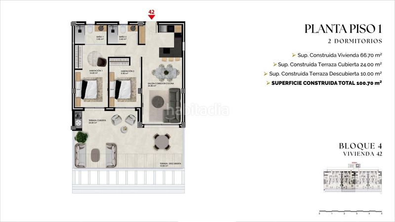 Foto 87d4361e-8c92-4bcd-83a4-db00e43b186c. Apartament amb aparcament piscina a balcón de Finestrat-terra marina Finestrat