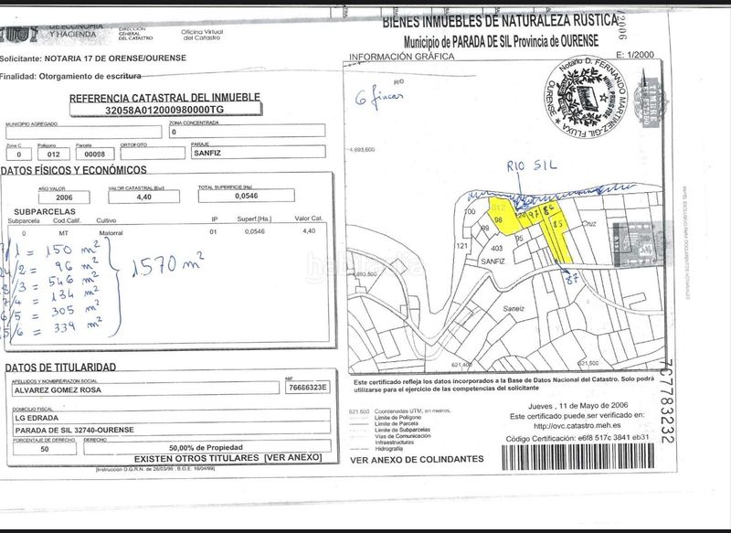 Foto ebc6adac-62e9-44d3-bfc0-ee6777803c58. Finca rústica a Parada de Sil