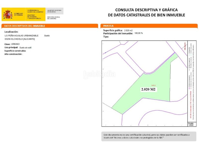 Foto 89a05b12-24d6-4fb0-9456-633b6196e2be. Terreny residencial a Peña de las Águilas Elche / Elx