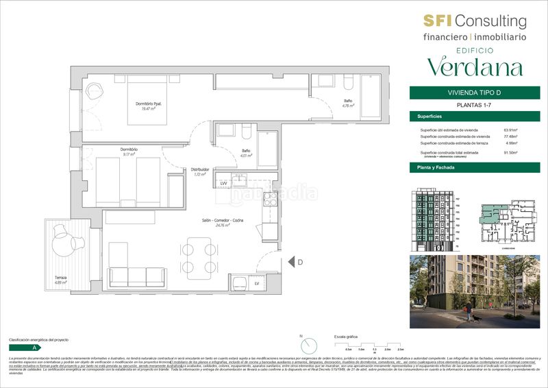 Piso 92m2 en carrer del músic gomis 26 en Safranar Valencia - Imagen 20