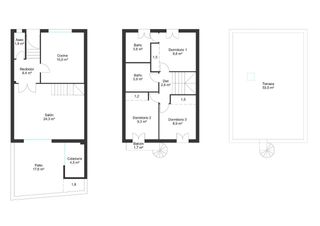 Casa adossada  Carrer baix ordinas. Chalet adosado en zona vivero, palma