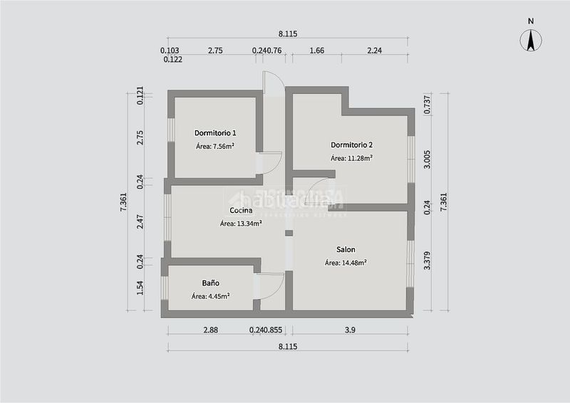 Foto 184a988b-112c-4de1-ba51-163f1ec6168e. Pis amb calefacció a Almenara-Ventilla Madrid