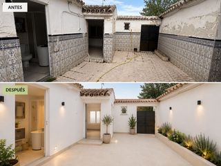 House in Polán. Casa de pueblo pareada con patio y pozo en polán