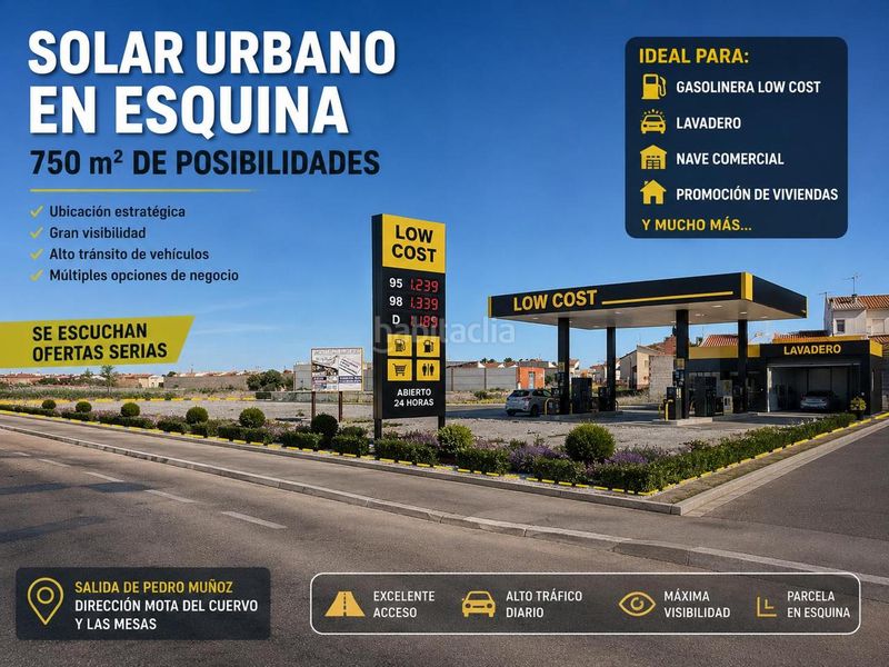 Foto f90f49aa-6b2a-4b28-aa7a-7c13a28fc0f1. Terreny residencial a Pedro Muñoz