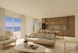 Flat  Paseo mar�timo pablo ruiz picasso. Vivir frente al mar, con luz constante y la calma de una viviend