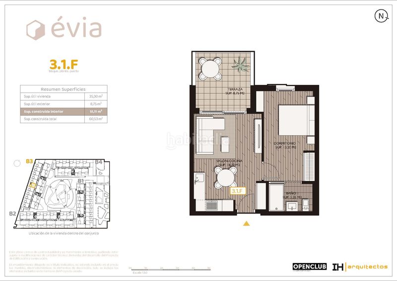 Foto a26e603c-0cc0-4e28-96e1-85d2d53bf3e1. Etagenwohnung 88m<sup>2</sup> in calle los rosaos 1 in Guadalupe Murcia