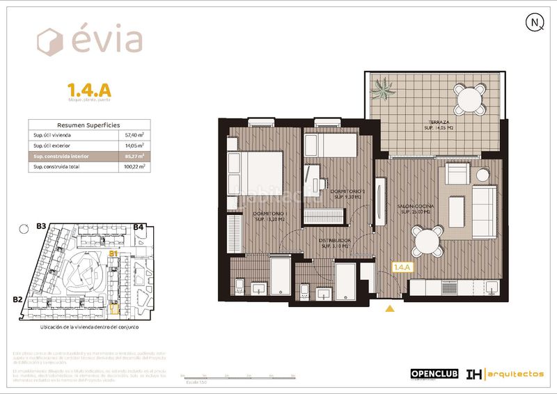 Foto 10ba831b-10bd-41c6-bde4-3f8568429586. Etagenwohnung 99m<sup>2</sup> in calle los rosaos 1 in Guadalupe Murcia