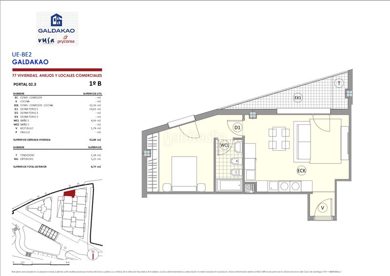 Foto 119b90f4-174e-412e-ab24-7f95217040e5. Piso 43m<sup>2</sup> en Galdakao