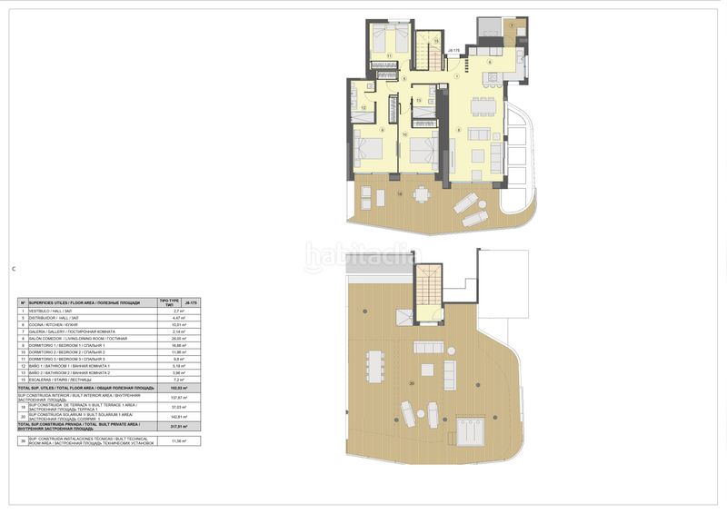 Foto 615de2f1-da9a-45b4-91f2-436ba8afd710. Àtic amb piscina a Levante Alto Benidorm