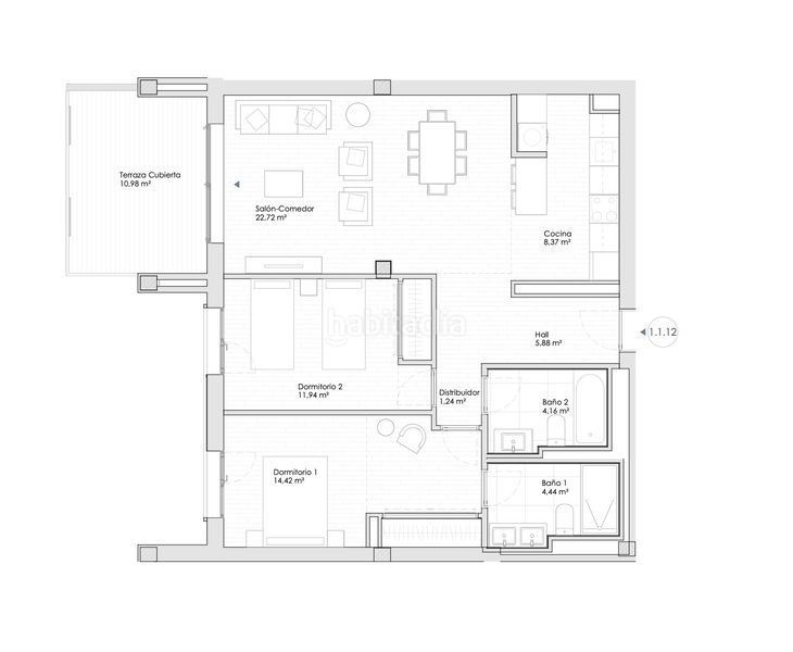 Foto c1553f78-dba3-4e32-aa88-a540c9a5ea88. Apartament amb calefacció aparcament piscina a Centro Estepona