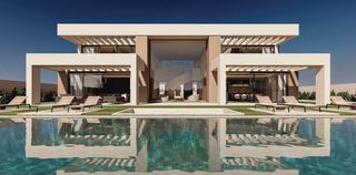 Casa a Casares pueblo. Villas de lujo con vistas al mar y al golf en finca cortesín