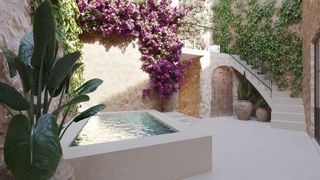 Casa in Artà Poble. Arta proyecto de construcción adosado con piscina.obj. 9089