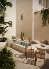 Ground floor in El Sindicat. Planta baja con patio