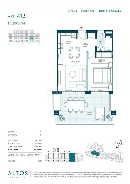 Foto 59f80191-9267-4874-9e24-961399cadc8a. Flat with parking pool in El Castillo Manilva