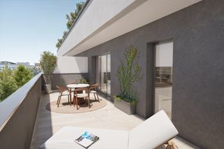 Penthouse en Calle errondoa 6. Luz, terraza y entorno natural a un paso de pamplona. New building