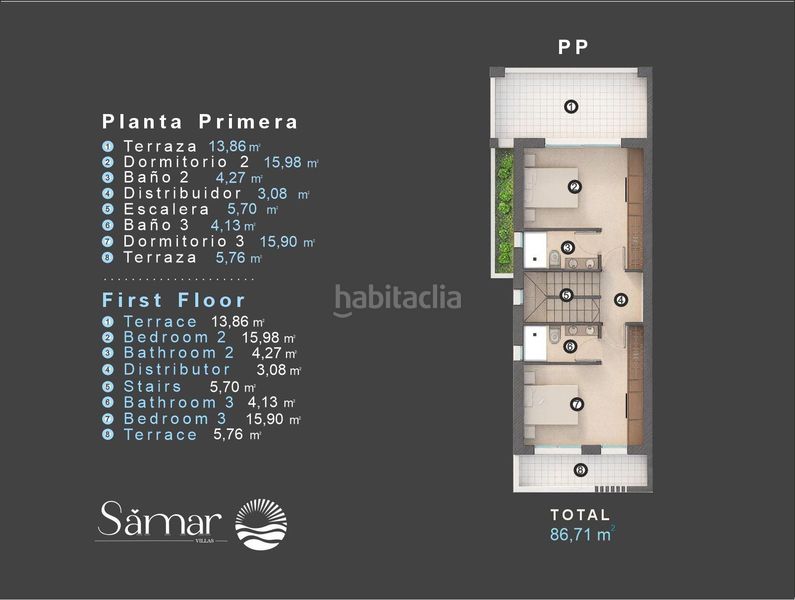 Foto b05454ac-2d52-40d8-a224-ccd6363548f0. Casa amb calefacció a Playa Flamenca Orihuela