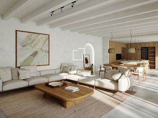 Chalet à Ses Salines Poble. Casa  villa de obra nueva de 4 dormitorios en venta en ses salin
