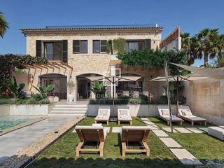 Chalet in Ses Salines Poble. Casa  villa obra nueva de 5 dormitorios en venta en ses salines,