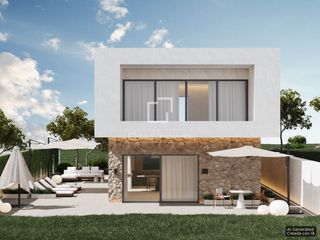 Chalet à Montealegre. Villa independiente con piscina en venta en una promoción de sol