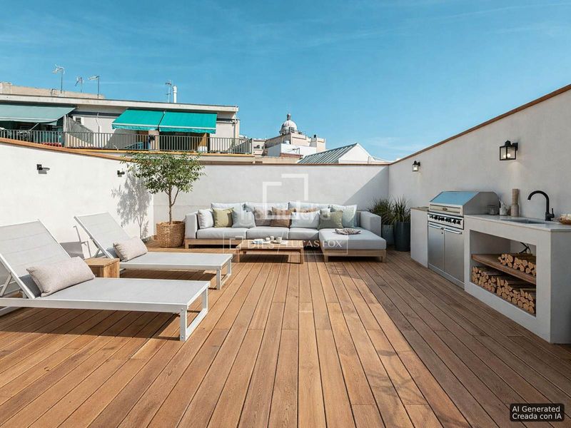 Foto d706edfd-ec2b-41e9-a2f2-9fab3e2e6c6a. Penthouse in Raval Barcelona