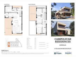 Xalet a Godella. Magnífica villa independiente de obra nueva en venta con 4 dormi