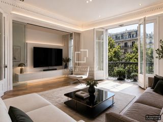Flat in Sant Gervasi - Galvany. Residencia modernista de lujo con reforma integral y elementos o