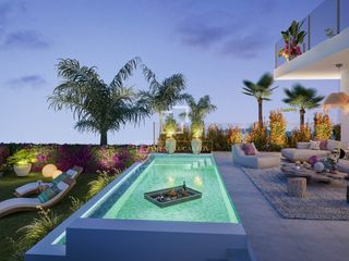 Xalet a El Faro de Calaburra - Chaparral. Casa  villa de obra nueva de 3 dormitorios con 41m de jardín en