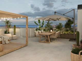 Dachwohnung in Ses Figueretes - Platja d'en Bossa - Cas Serres. Ático de obra nueva de 2 dormitorios con 81 m de terraza en vent