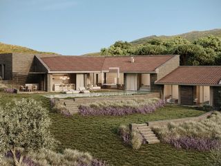 Xalet a Cadaqués. Elegante villa de obra nueva en portlligat con jardín, piscina y