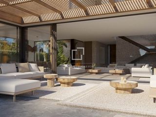Xalet a Santa Eulària des Riu. Casa  villa de obra nueva de 5 dormitorios con 144m terraza en v