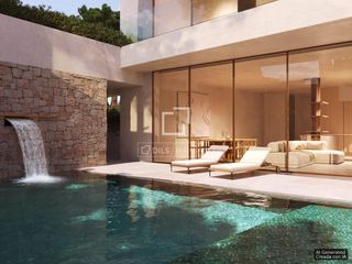 Chalet en Can Furnet. Villa de obra nueva de 5 dormitorios con piscina privada en vent