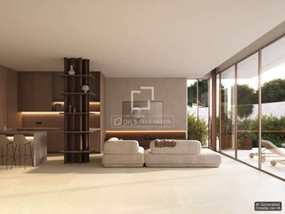 Chalet à Can Furnet. Villa de obra nueva de 5 dormitorios con piscina privada en vent