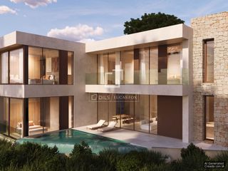 Chalet à Can Furnet. Villa de obra nueva de 5 dormitorios con piscina privada en vent