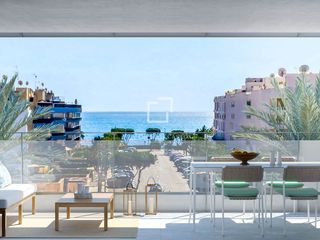 Àtic a Ses Figueretes - Platja d'en Bossa - Cas Serres. Ático de obra nueva de 3 dormitorios con 35 m de terraza en vent