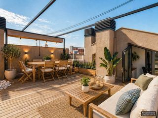 Dachwohnung in La Vila Olímpica del Poblenou. Ático dúplex de diseño con terraza privada en venta en villa olí