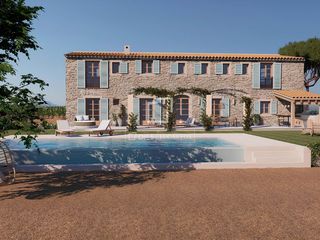 Fondo rustico in Costitx. Parcela de obra nueva de 4 dormitorios en venta en algaida, isla