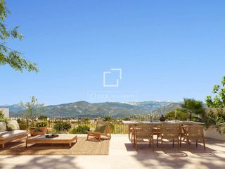 Xalet a Santa María del Camí. Casa  villa obra nueva de 4 dormitorios con 143m terraza en vent