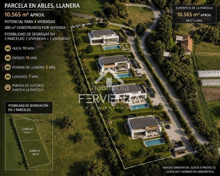 Foto 042b6738-cd18-4aa5-ac37-a5b33c782b2d. Terreny residencial a Llanera
