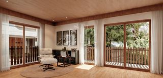 Etagenwohnung  San pellegri. Apartamento con 3 habitaciones, parking y balcon en arties