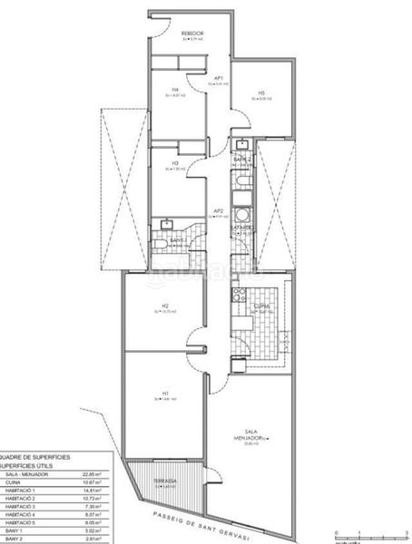 Foto a4cea357-bef0-459d-9997-1f9892d0e88b. Rent flat with heating in Vallcarca - Penitents Barcelona