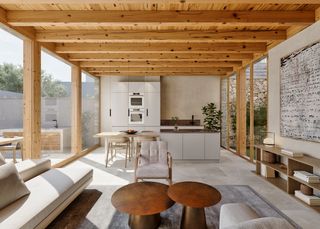 Casa adossada a Son Espanyolet. Casas adosadas de nueva construcción con piscina privada.