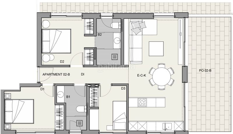 Foto b6cceb3a-2c86-4d61-8003-fb6e0306882b. Apartament amb aparcament piscina a Son Armadams Palma de Mallorca