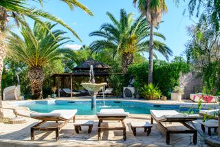 Casa in S´Eixample-Can Misses. Villa en ibiza con etv y vistas panorámicas al mar