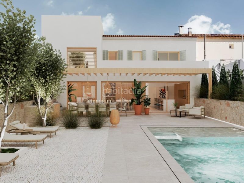 Foto 4a08f8ae-9ba4-48c8-9ab1-57694d6f8ff2. Casa aparellada amb aparcament piscina a Ses Salines poble Ses Salines