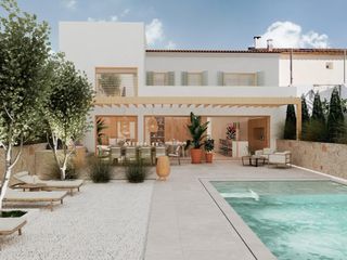 Xalet  Calle ramon llull. Villa de diseño en ses salines